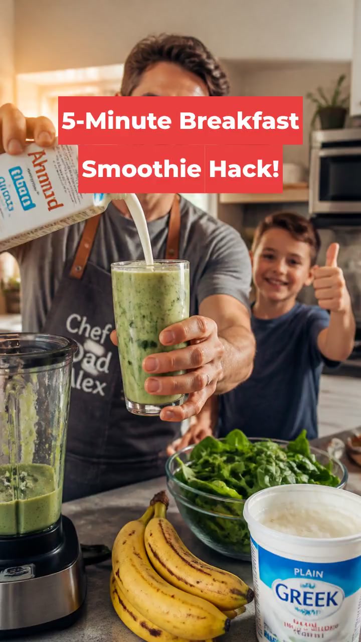 5-Minute Breakfast Smoothie Hack!