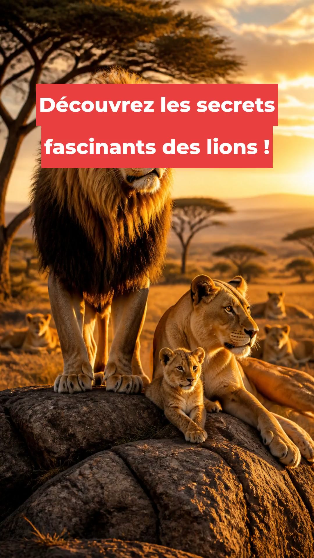 Découvrez les secrets fascinants des lions !
