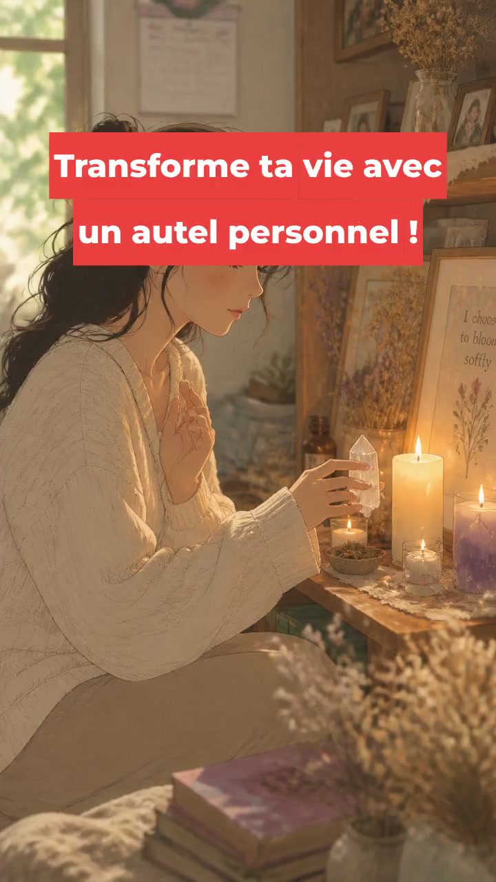 Transforme ta vie avec un autel personnel !