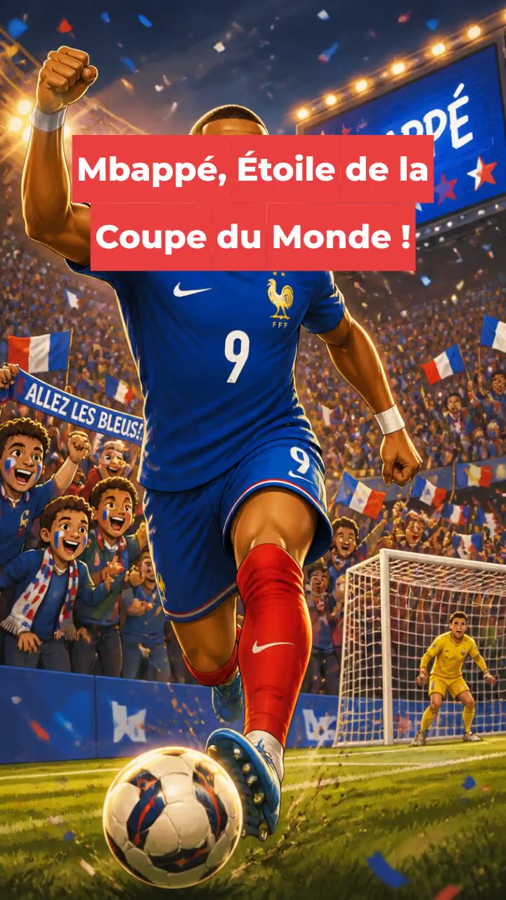 Mbappé, Étoile de la Coupe du Monde !