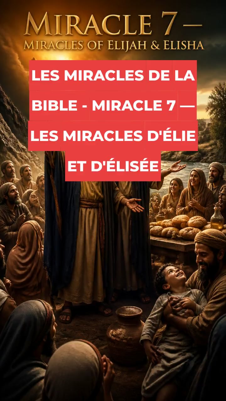 LES MIRACLES DE LA BIBLE - MIRACLE 7 — LES MIRACLES D'ÉLIE ET D'ÉLISÉE