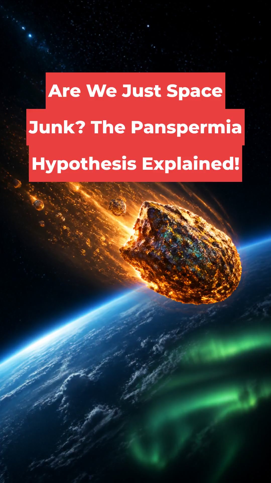 Are We Just Space Junk? The Panspermia Hypothesis Explained!