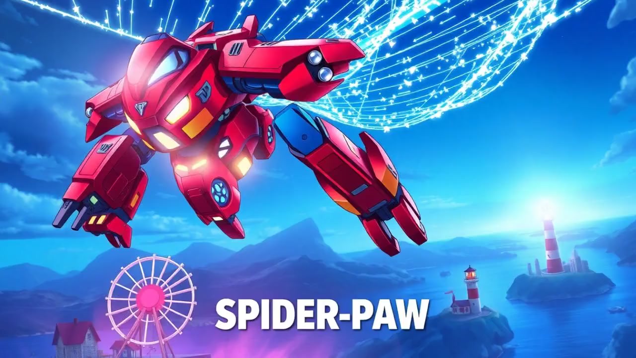 Spider-Paw : La Fusion Épique des Héros !