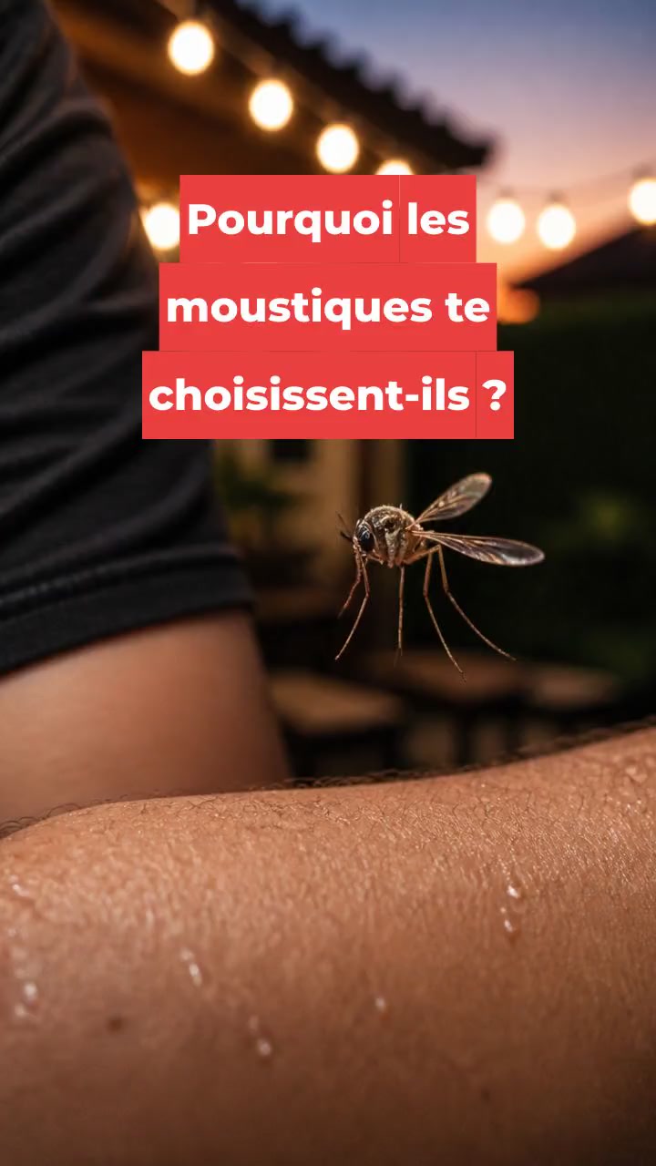 Pourquoi les moustiques te choisissent-ils ?