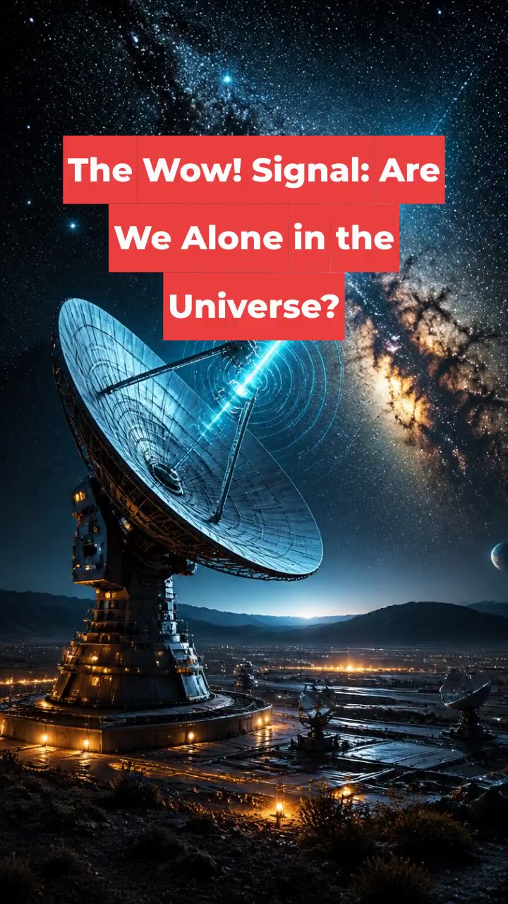 The Wow! Signal: Are We Alone in the Universe?