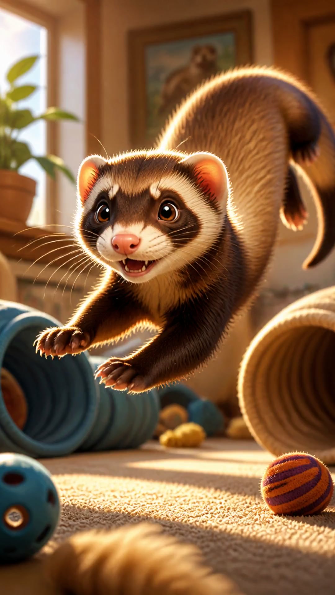 Découvrez l'univers fascinant du furet aventurier !