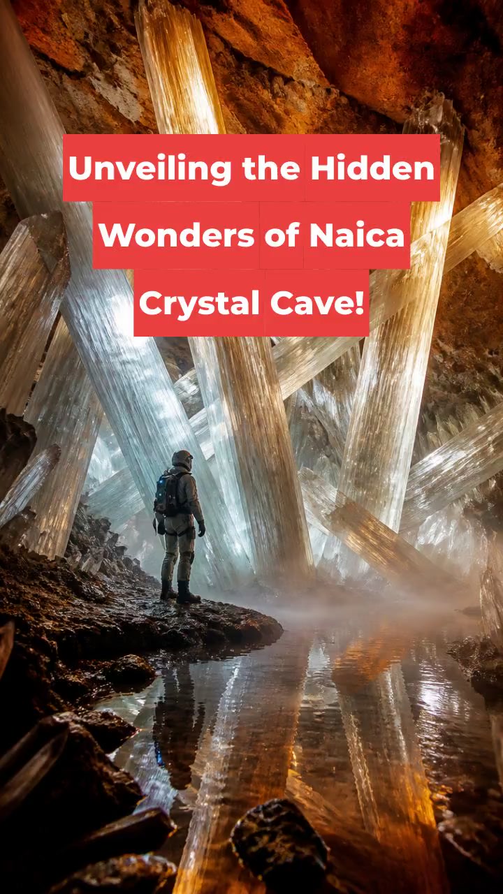 Unveiling the Hidden Wonders of Naica Crystal Cave!