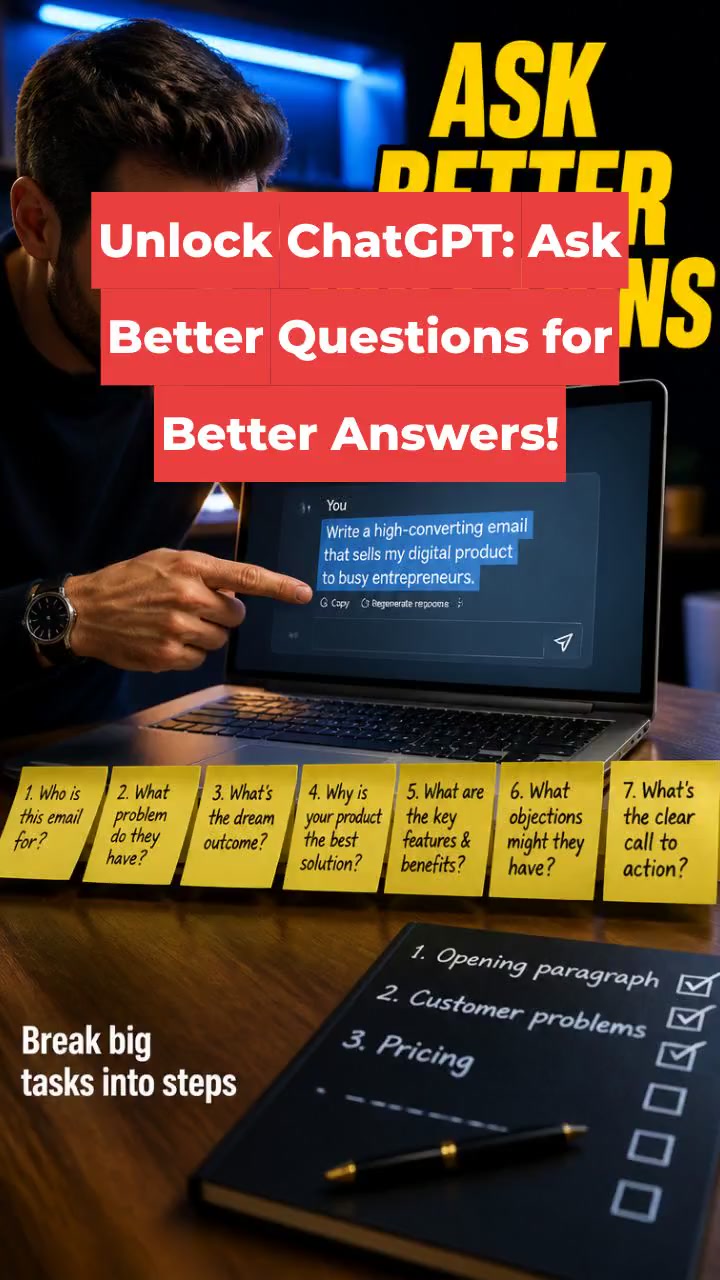 Unlock ChatGPT: Ask Better Questions for Better Answers!
