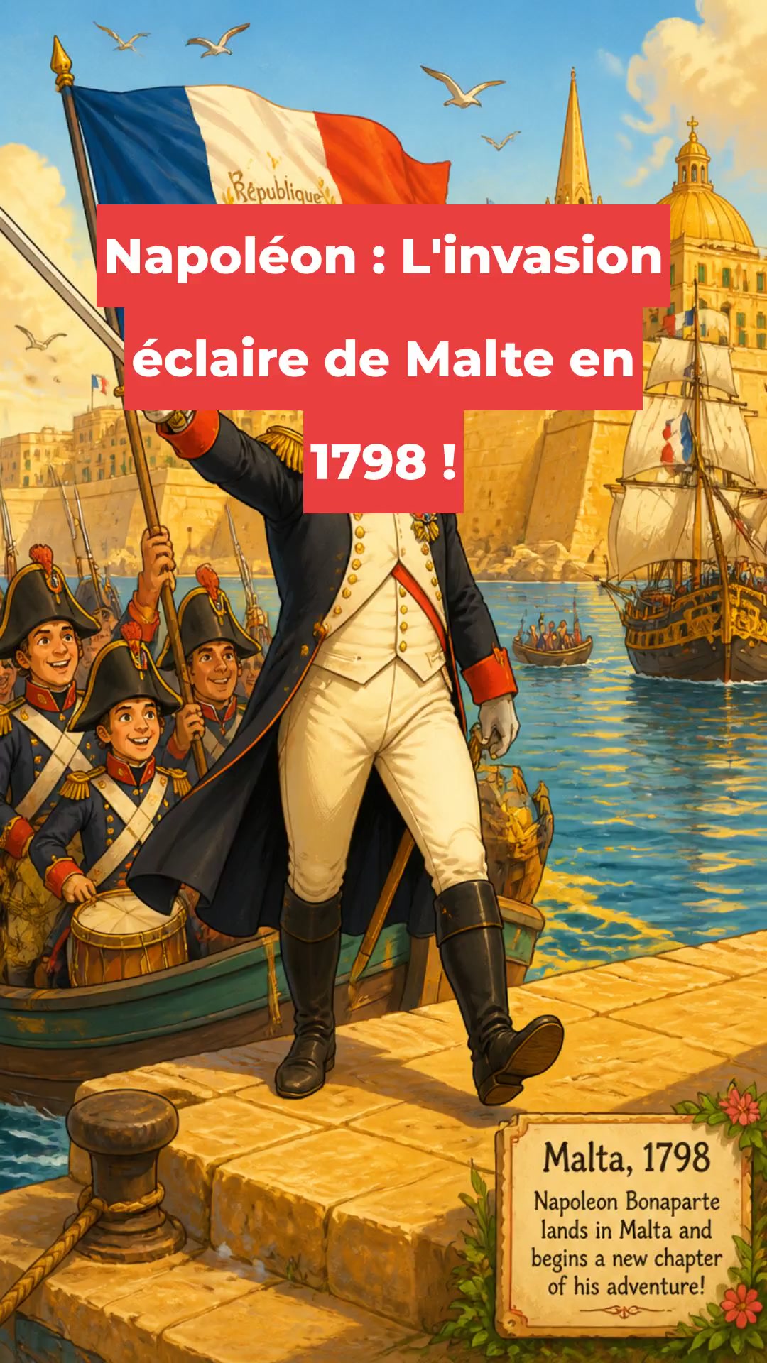 Napoléon : L'invasion éclaire de Malte en 1798 !