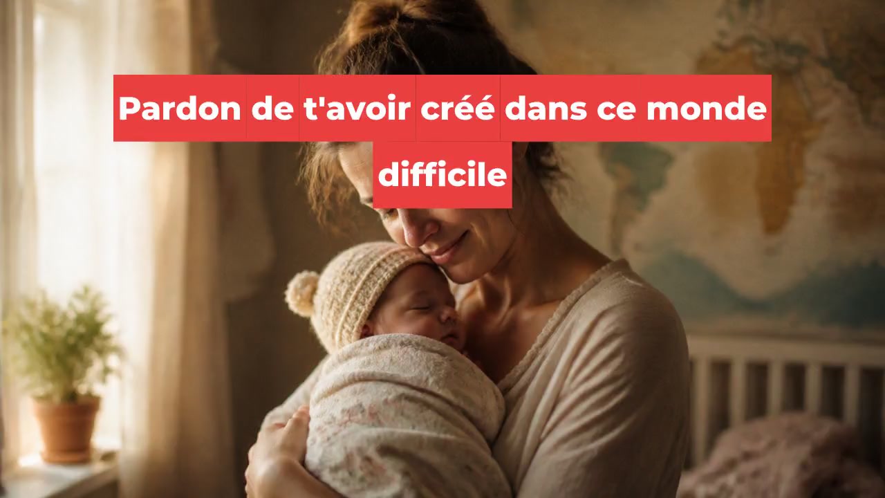 Pardon de t'avoir créé dans ce monde difficile