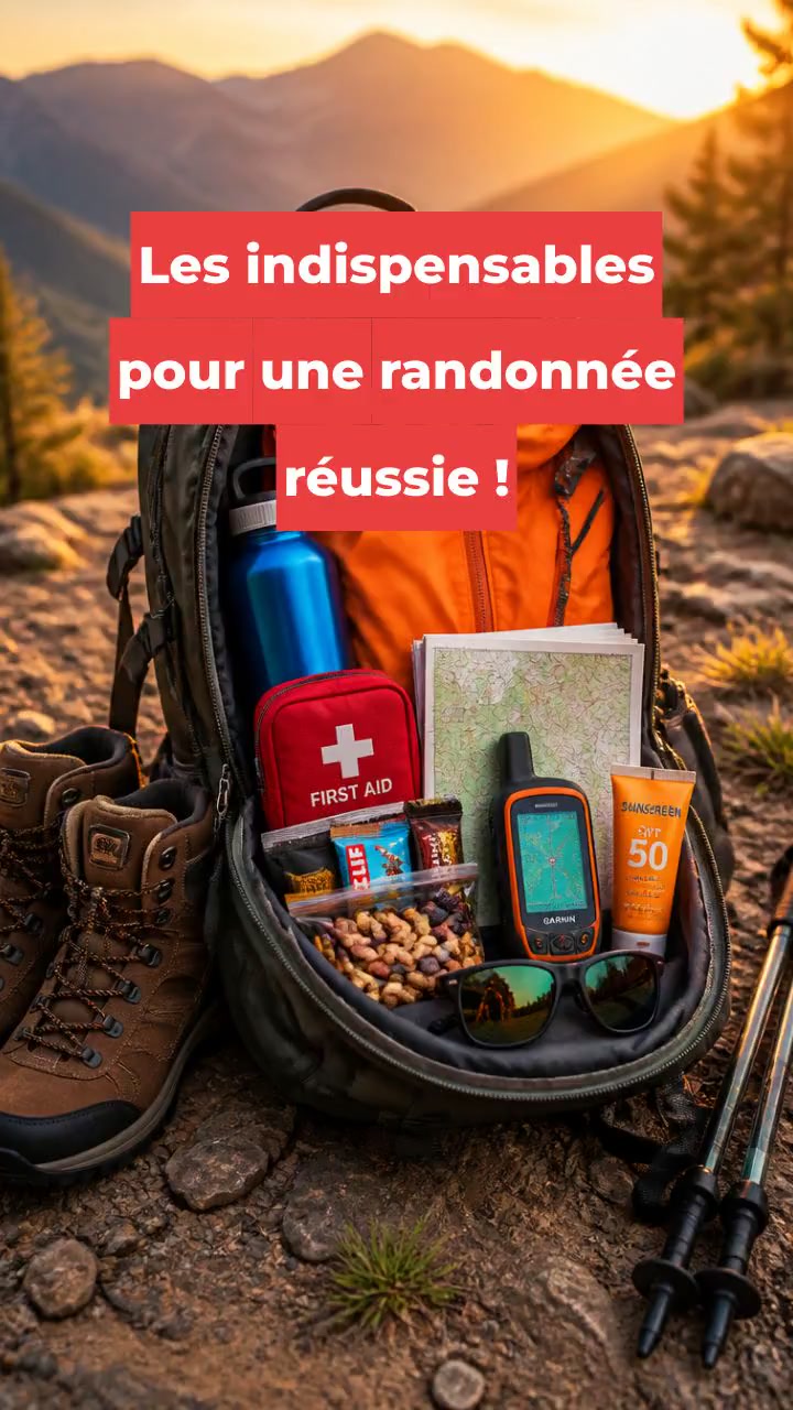 Les indispensables pour une randonnée réussie !