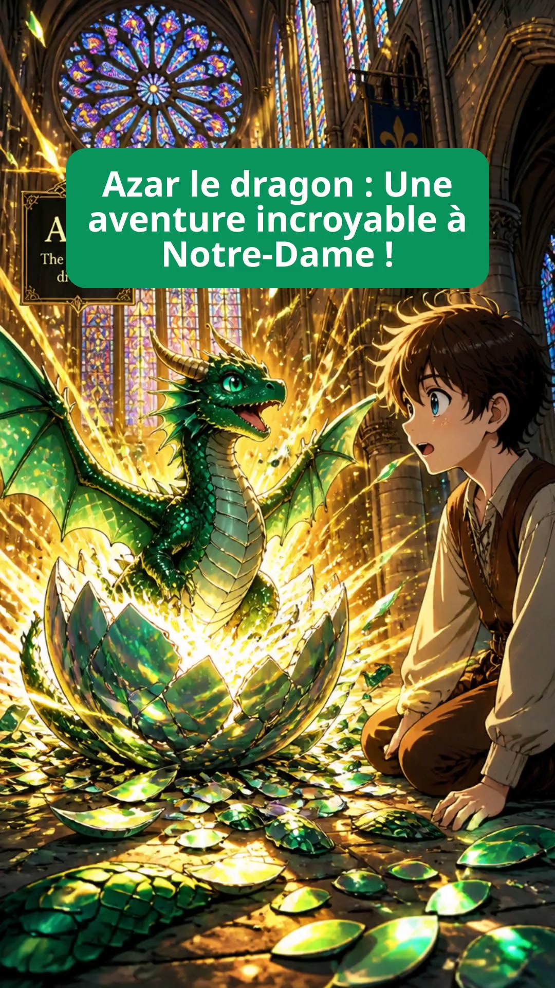 Azar le dragon : Une aventure incroyable à Notre-Dame !