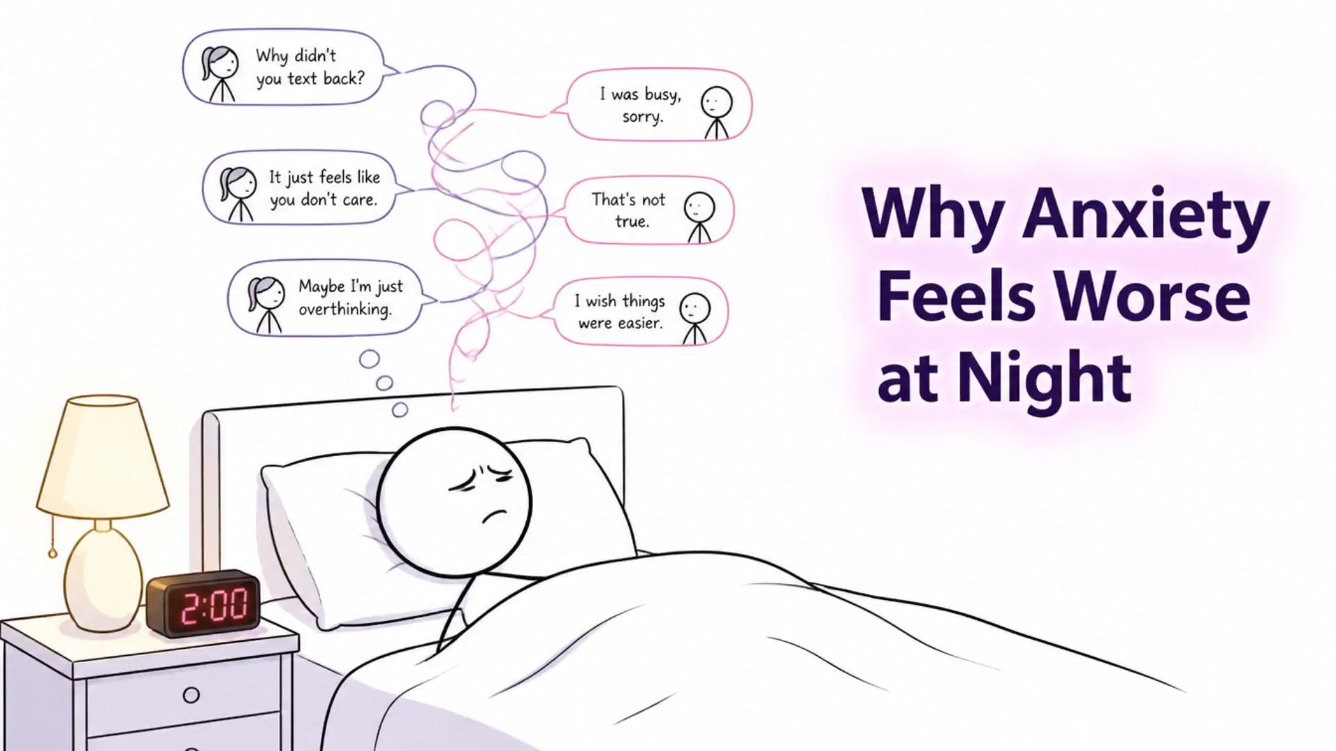 Why Anxiety Hits Harder at Night