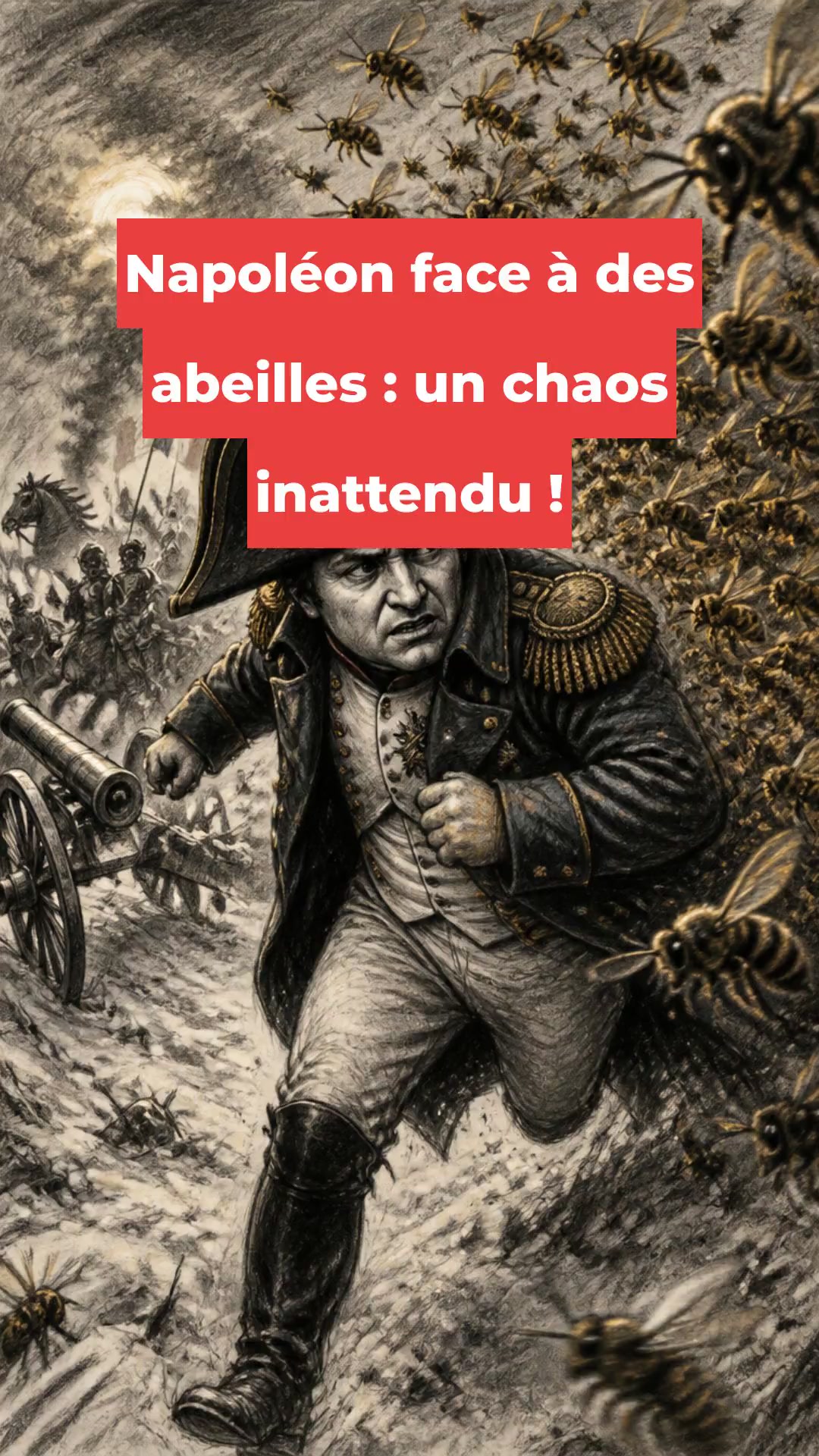 Napoléon face à des abeilles : un chaos inattendu !