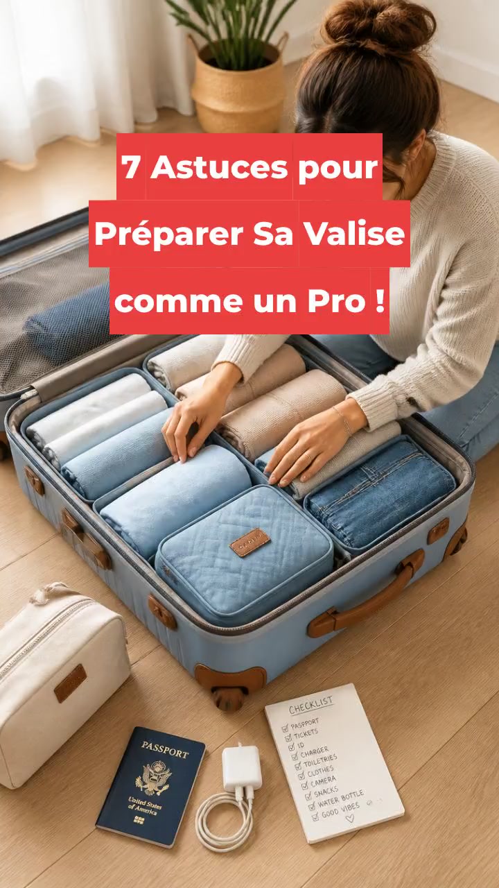 7 Astuces pour Préparer Sa Valise comme un Pro !