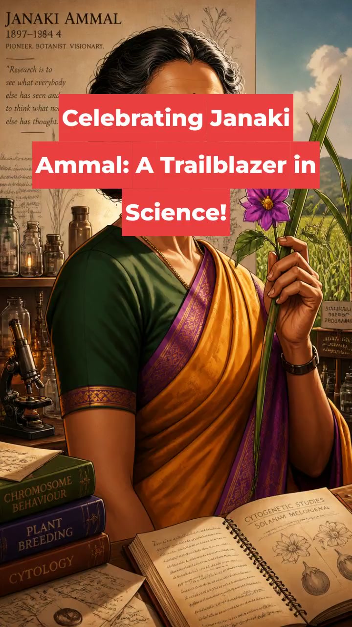 Celebrating Janaki Ammal: A Trailblazer in Science!