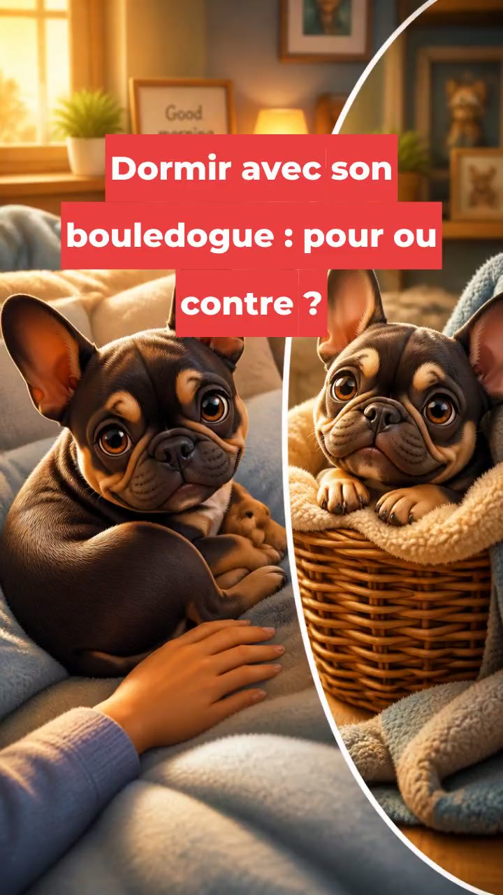 Dormir avec son bouledogue : pour ou contre ?