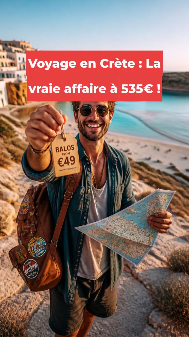 Voyage en Crète : La vraie affaire à 535€ !