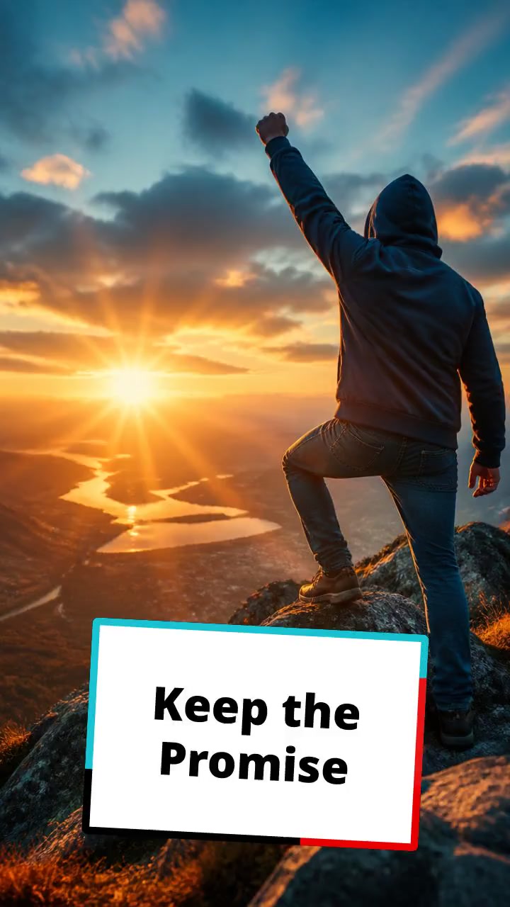 Keep Your Promises, Build Your Confidence!