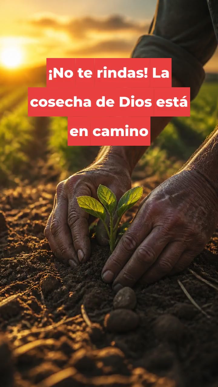 ¡No te rindas! La cosecha de Dios está en camino