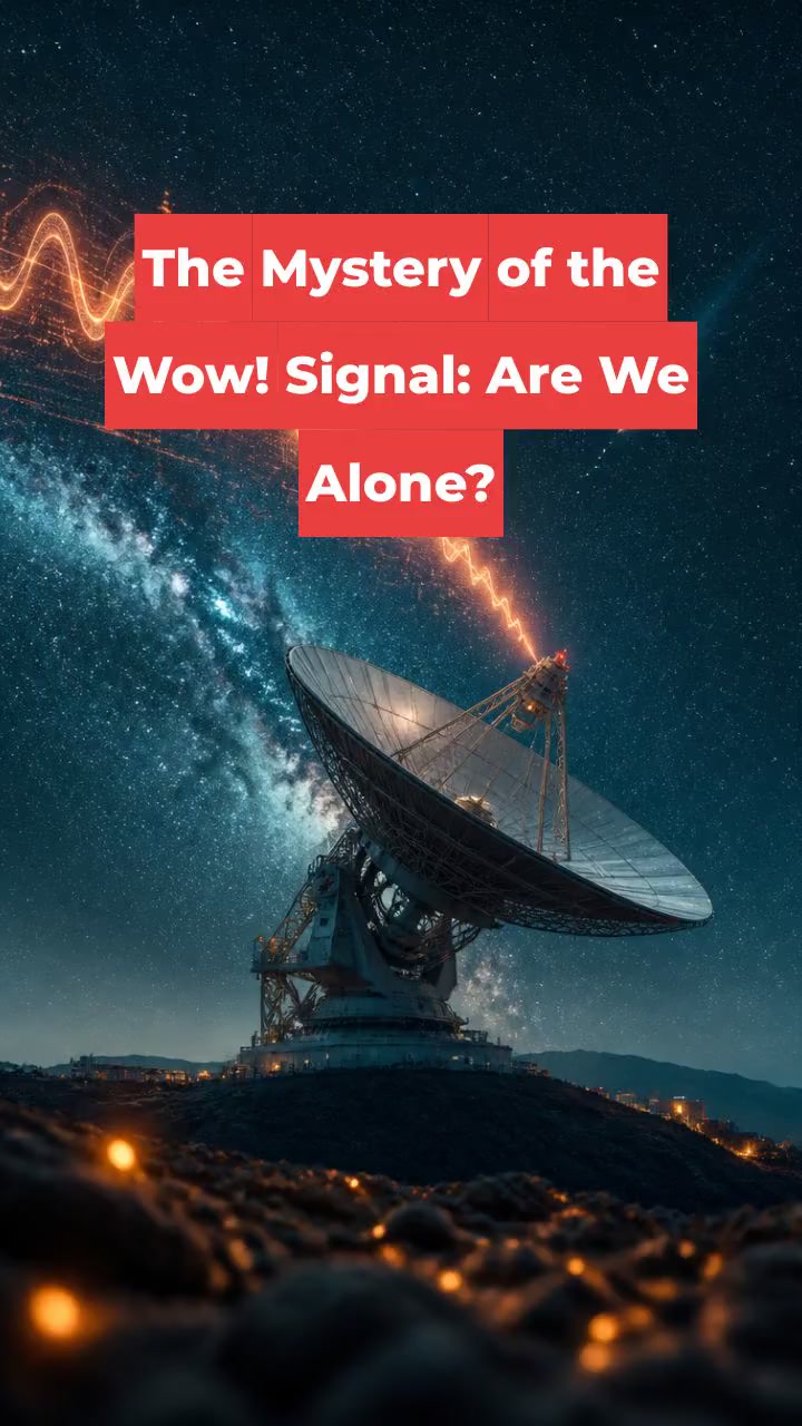 The Mystery of the Wow! Signal: Are We Alone?