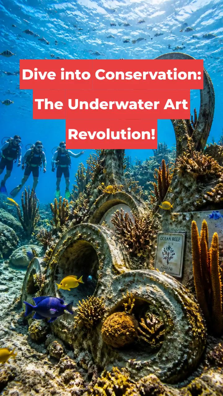 Dive into Conservation: The Underwater Art Revolution!