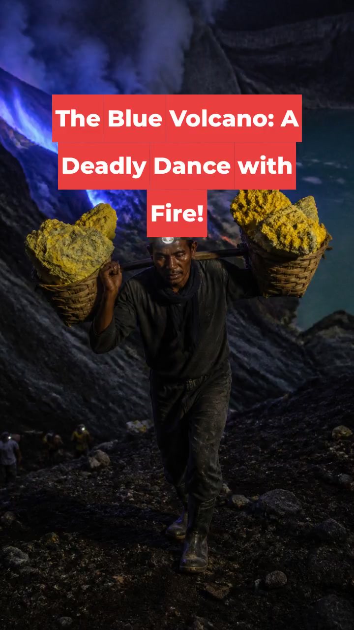 The Blue Volcano: A Deadly Dance with Fire!