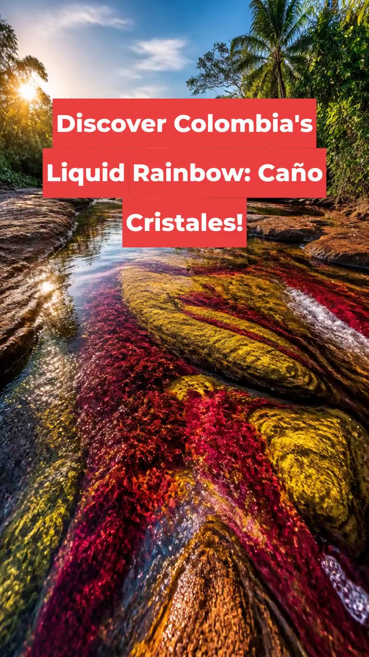 Discover Colombia's Liquid Rainbow: Caño Cristales!