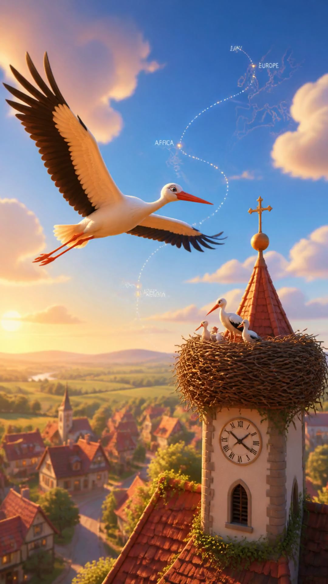 La Cigogne : Voyageuse des Cieux !