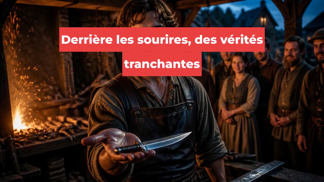 Derrière les sourires, des vérités tranchantes