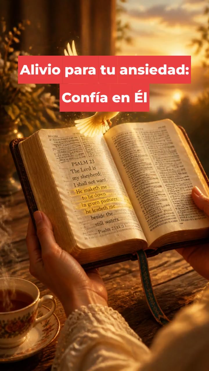 Alivio para tu ansiedad: Confía en Él