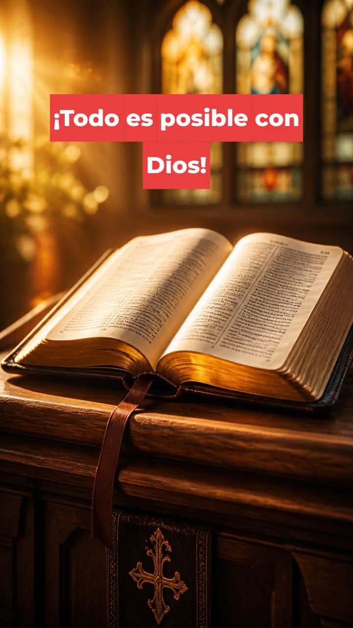 ¡Todo es posible con Dios!