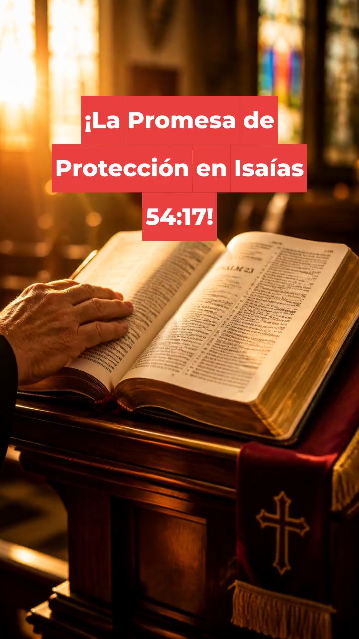 ¡La Promesa de Protección en Isaías 54:17!