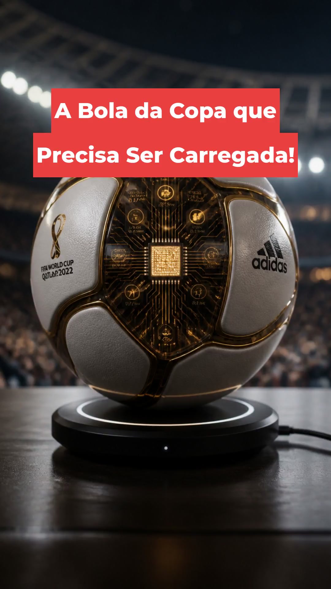 A Bola da Copa que Precisa Ser Carregada!
