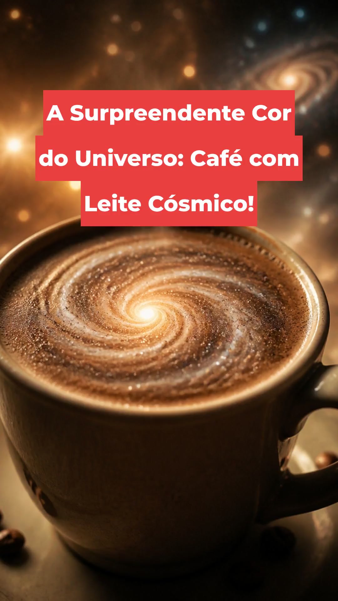 A Surpreendente Cor do Universo: Café com Leite Cósmico!