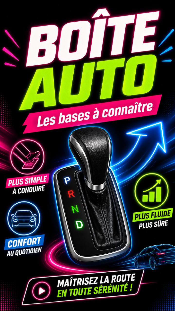 Conduire une boîte automatique : Les bases essentielles !