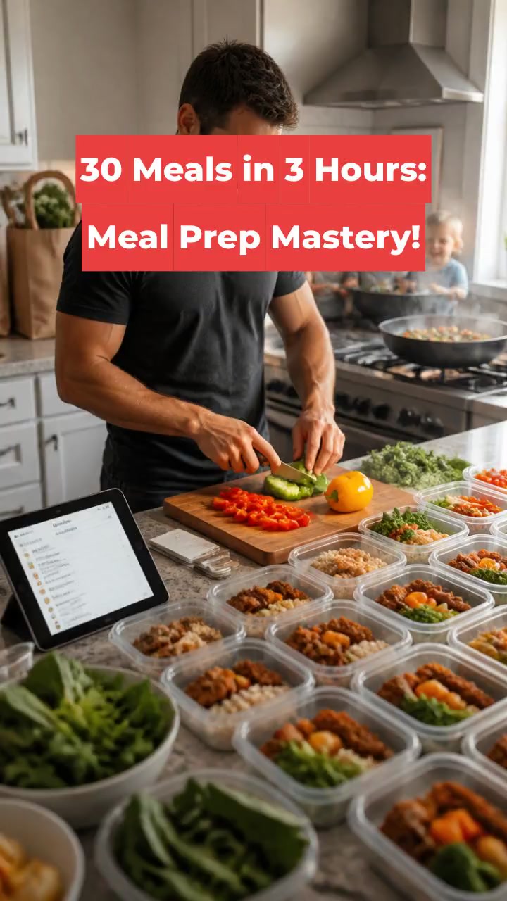 30 Meals in 3 Hours: Meal Prep Mastery!