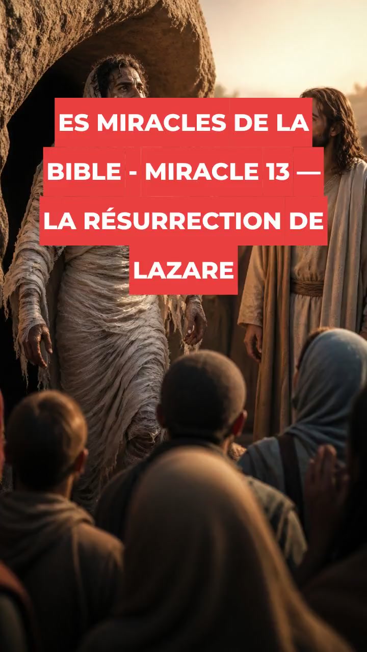 ES MIRACLES DE LA BIBLE - MIRACLE 13 — LA RÉSURRECTION DE LAZARE