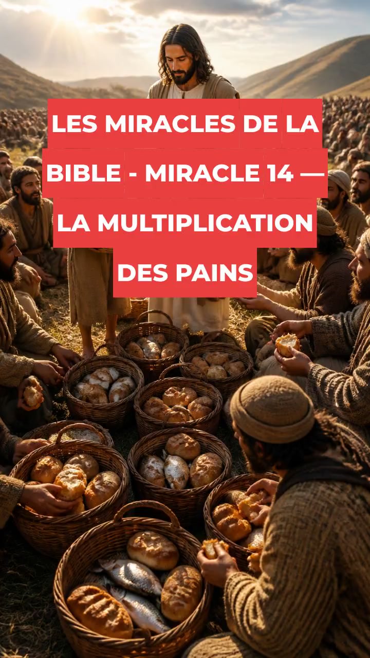 LES MIRACLES DE LA BIBLE - MIRACLE 14 — LA MULTIPLICATION DES PAINS