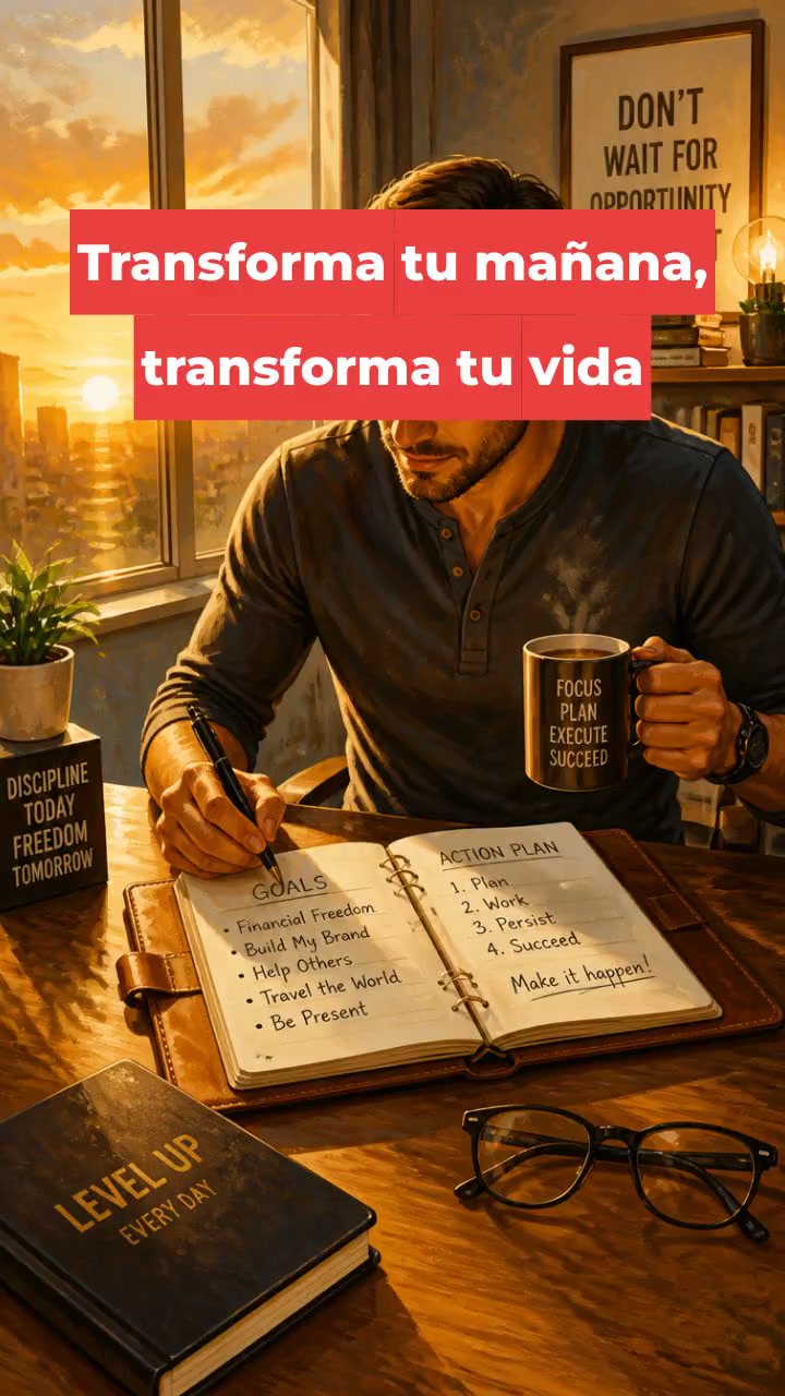 Transforma tu mañana, transforma tu vida