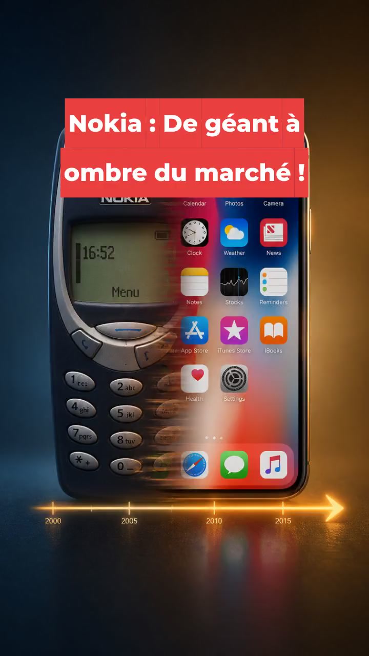 Nokia : De géant à ombre du marché !