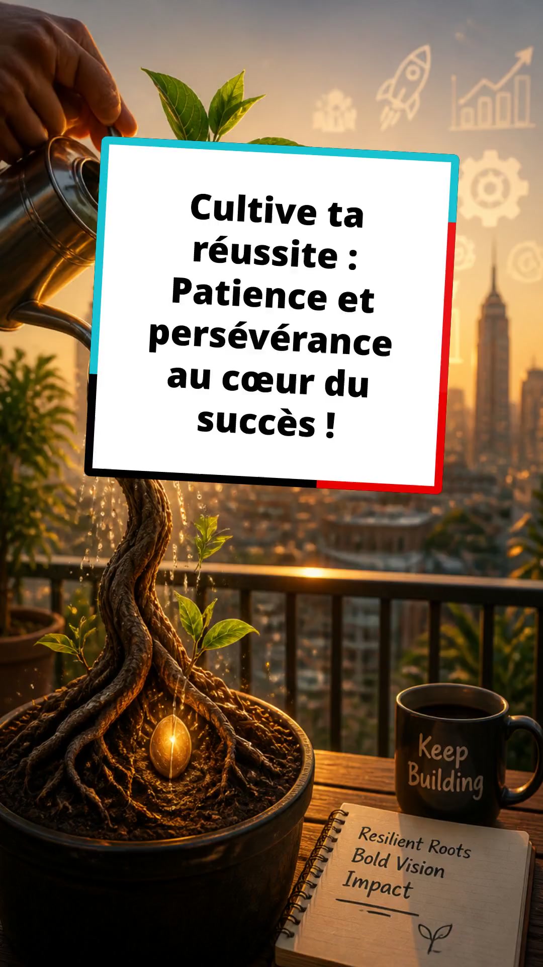 Cultive ta réussite : Patience et persévérance au cœur du succès !