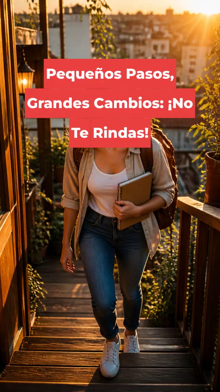 Pequeños Pasos, Grandes Cambios: ¡No Te Rindas!