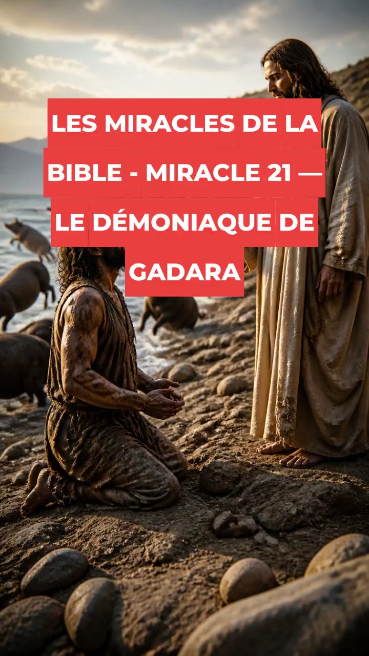 LES MIRACLES DE LA BIBLE - MIRACLE 21 — LE DÉMONIAQUE DE GADARA