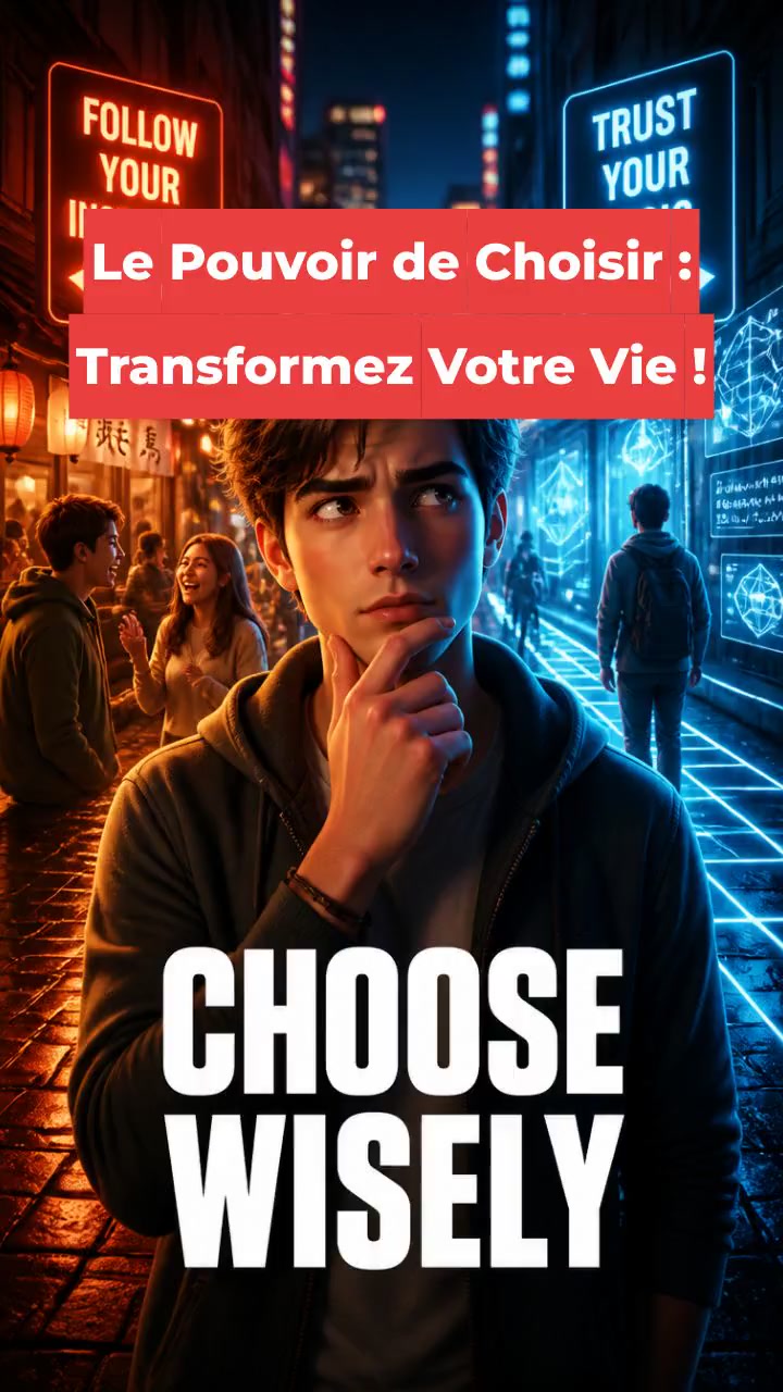 Le Pouvoir de Choisir : Transformez Votre Vie !
