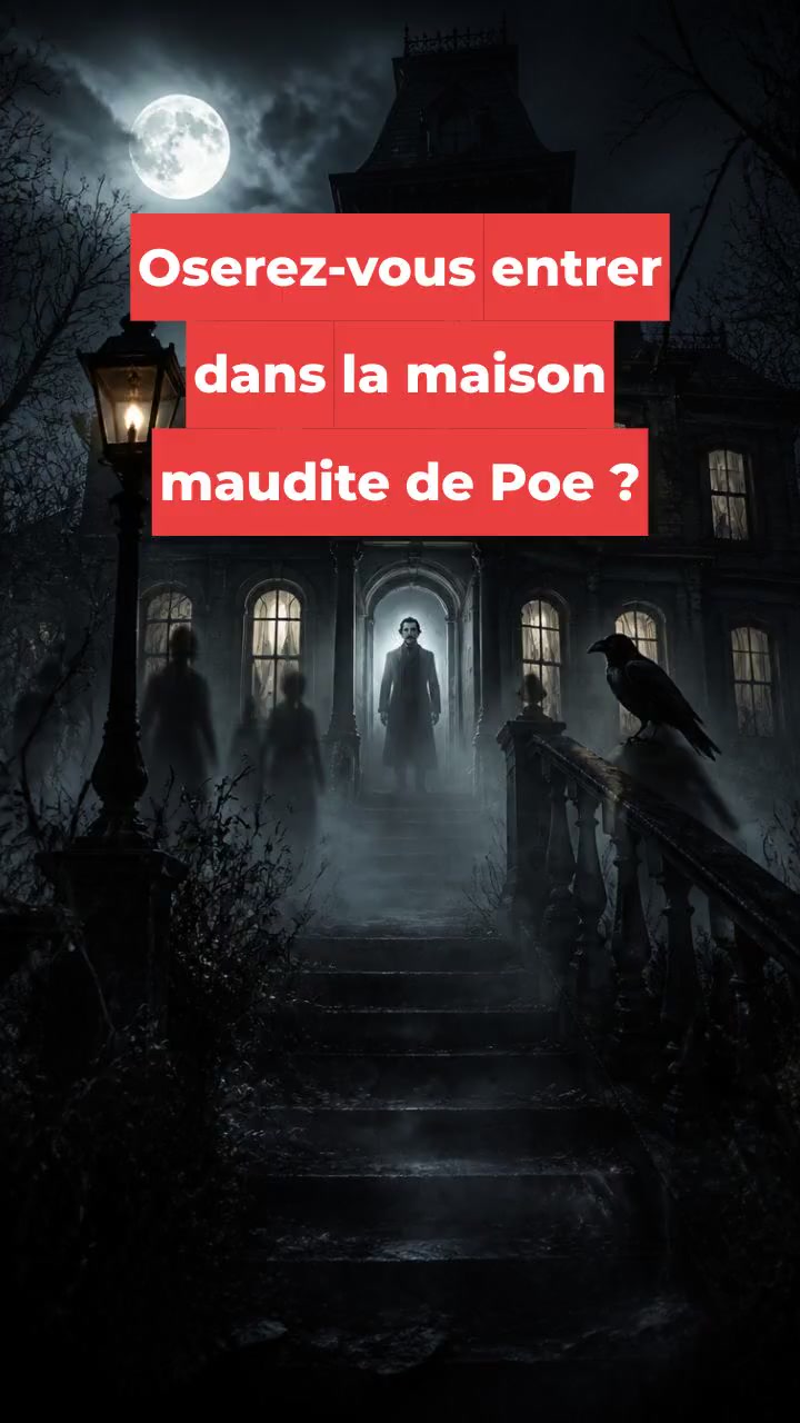 Oserez-vous entrer dans la maison maudite de Poe ?