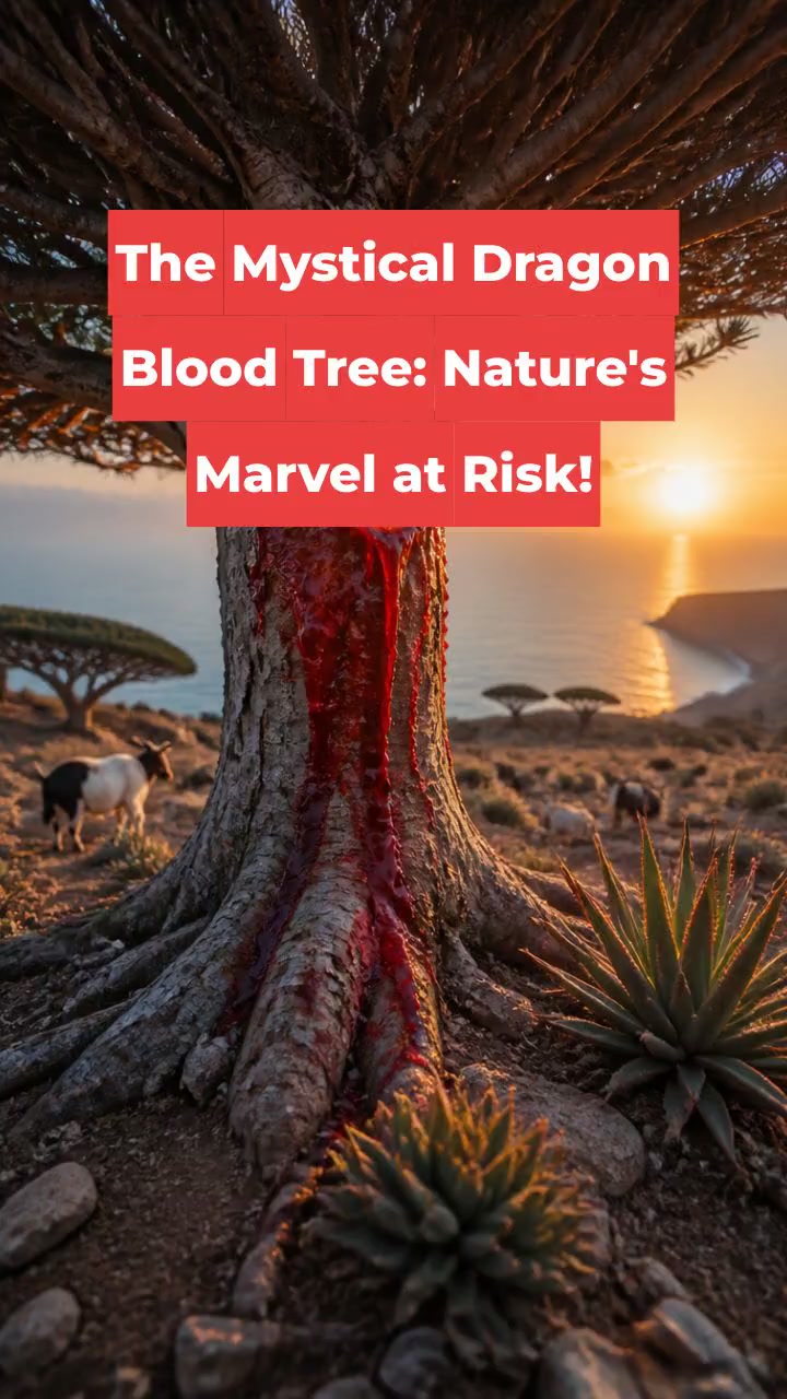 The Mystical Dragon Blood Tree: Nature's Marvel at Risk!