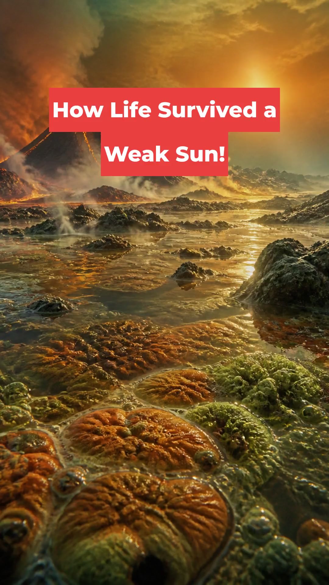 How Life Survived a Weak Sun!
