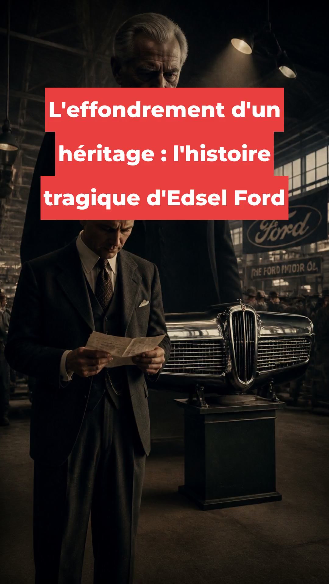 L'effondrement d'un héritage : l'histoire tragique d'Edsel Ford