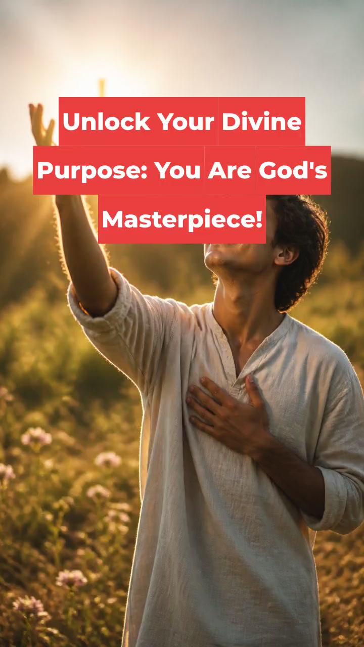 Unlock Your Divine Purpose: You Are God's Masterpiece!
